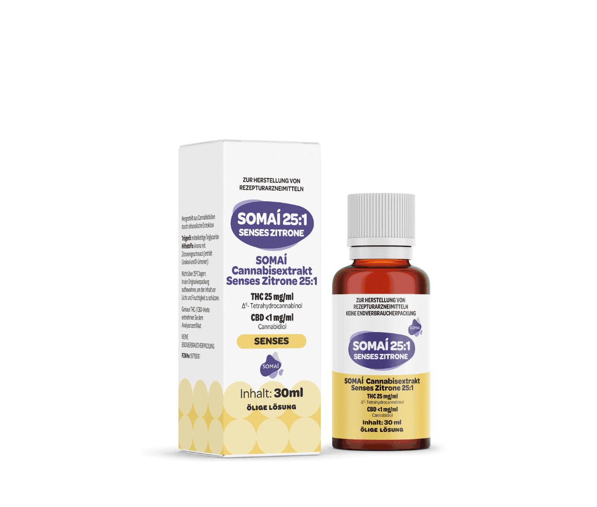 Somai Cannabisextrakt Senses Zitrone 25/1 Somai Cannabisextrakt Senses Zitrone 25/1