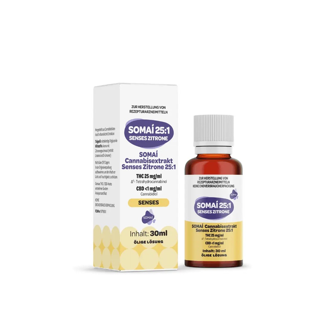 Somai Cannabisextrakt Senses Zitrone 25/1